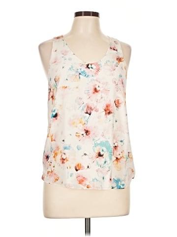 Rebecca Taylor Sleeveless Silk Top (view 1)