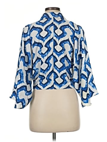 Rose + Olive 3/4 Sleeve Button-Down Shirt (view 2)