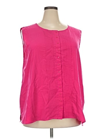 Maggie Barnes Sleeveless Blouse (view 1)