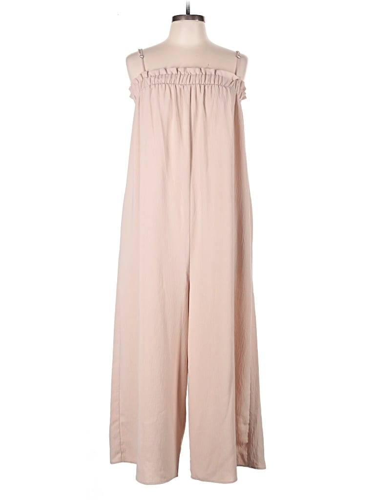 Pre-owned Cherish Jumpsuit In Ivory
