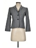 Ann Taylor Houndstooth Gray Wool Blazer Size 0 Petite - photo 1