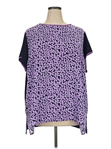 Susan Graver Short Sleeve T-Shirt (view 1)
