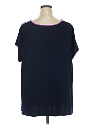 Susan Graver Short Sleeve T-Shirt (view 2)