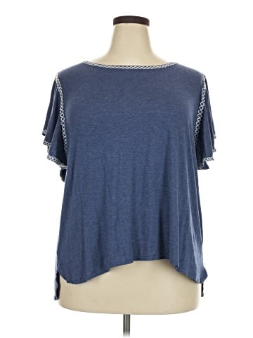 Max Studio Short Sleeve Top (view 1)