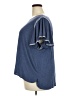 Max Studio Blue Short Sleeve Top Size 3X - photo 5