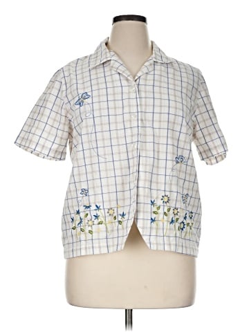 Alfred Dunner Short Sleeve Blouse (view 1)