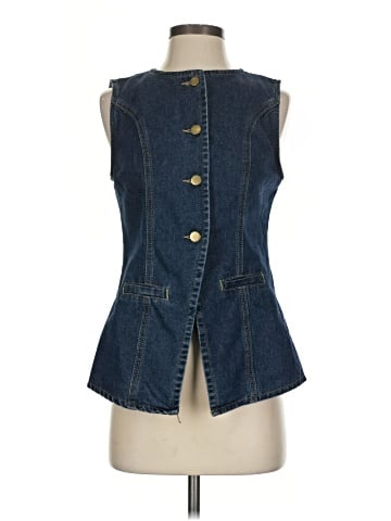 Unbranded Denim Vest (view 1)