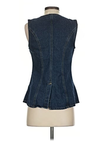 Unbranded Denim Vest (view 2)