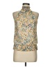 1.State 100% Polyester Gold Sleeveless Blouse Size M - photo 1