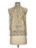 1.State 100% Polyester Gold Sleeveless Blouse Size M - photo 2