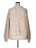 Fever 100% Polyester Graphic Polka Dots Tan White Pullover Sweater Size 1X - photo 1