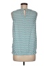 Tommy Hilfiger 100% Polyester Teal Sleeveless Blouse Size M - photo 2