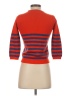 Manoush Stripes Orange Red Pullover Sweater Size S - photo 2