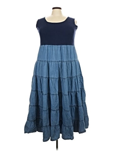 Woman Within Casual Dress (view 1)