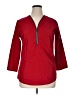 Unbranded 100% Polyester Red Long Sleeve Blouse Size XL - photo 1