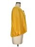Bebe 100% Polyester Yellow 3/4 Sleeve Blouse Size M - photo 4