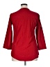 Unbranded 100% Polyester Red Long Sleeve Blouse Size XL - photo 2