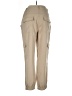Max Studio Solid Tan Cargo Pants Size L (estimated) - photo 2