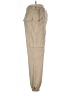 Max Studio Solid Tan Cargo Pants Size L (estimated) - photo 4