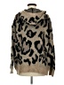 Talula Animal Print Tan Pullover Sweater Size M - photo 2