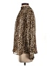 Vince Camuto 100% Polyester Animal Print Brown Long Sleeve Blouse Size XS - photo 5