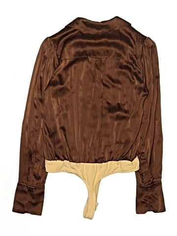 Paige Long Sleeve Silk Top (view 2)