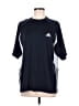 Adidas 100% Polyester Blue Sweatshirt Size M - photo 1