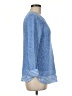 Talbots 100% Pima Cotton Blue Pullover Sweater Size Med Petite - photo 4