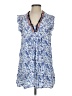 THML 100% Viscose Blue Sleeveless Blouse Size S - photo 1
