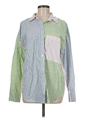 Abercrombie & Fitch Long Sleeve Button-Down Shirt (view 1)