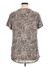 Evri 100% Polyester Tweed Gray Short Sleeve T-Shirt Size 0X - photo 2