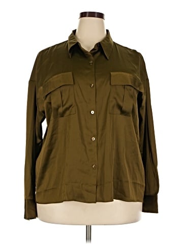 Worthington Long Sleeve Button-Down Shirt (view 1)