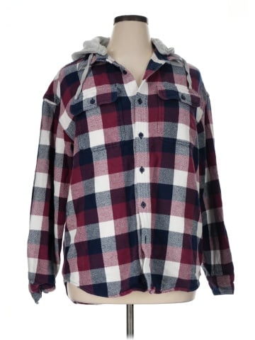 American Eagle Outfitters Long Sleeve Button-Down Shirt (view 1)