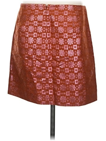 J.Crew Collection Faux Leather Skirt (view 2)