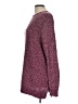 Ann Taylor LOFT Tweed Burgundy Pullover Sweater Size L - photo 5