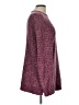 Ann Taylor LOFT Tweed Burgundy Pullover Sweater Size L - photo 4