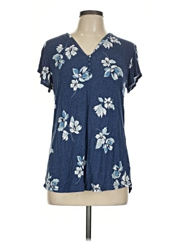 Liz Claiborne Short Sleeve Blouse (view 1)