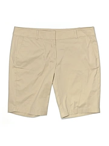 Ann Taylor Khaki Shorts (view 1)