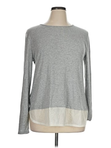 Ann Taylor LOFT Long Sleeve T-Shirt (view 1)