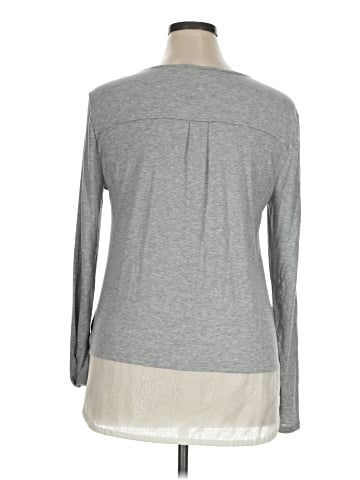 Ann Taylor LOFT Long Sleeve T-Shirt (view 2)