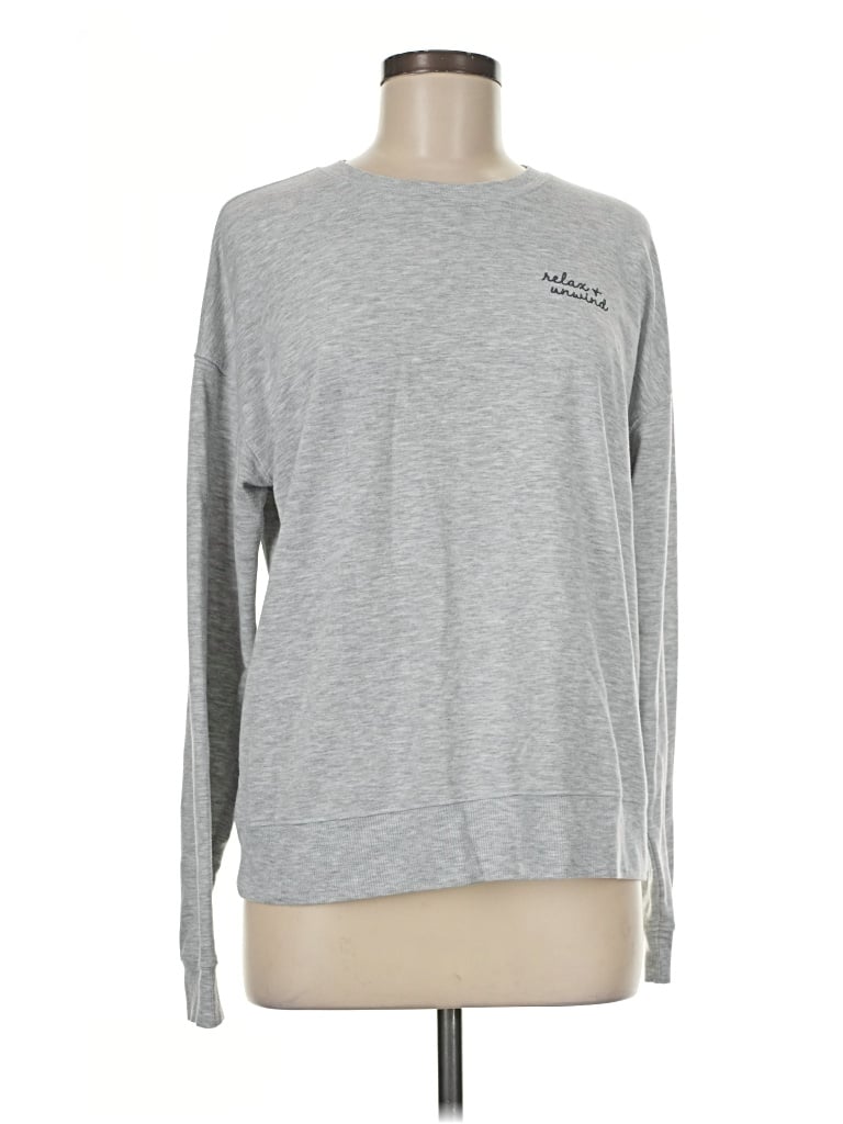 Pre-owned Joyspun Long Sleeve T-shirt In Silver