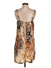 Eight Sixty 100% Polyester Animal Print Tan Casual Dress Size S - photo 2