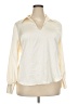 J.Crew 100% Polyester Ivory Long Sleeve Blouse Size XXL - photo 1