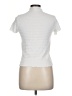 Planet Gold White Short Sleeve Top Size L - photo 2