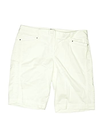 White House Black Market Khaki Shorts (view 1)