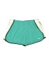 Nike 100% Polyester Color Block Green Athletic Shorts Size M - photo 1