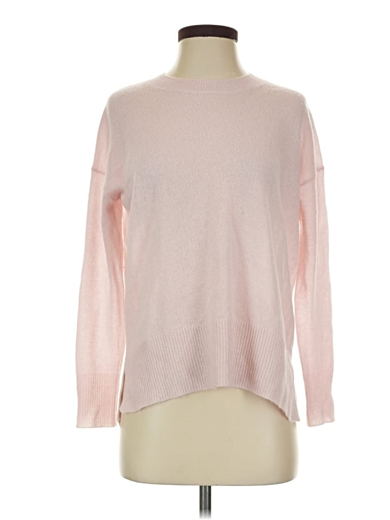 Pre-owned Magaschoni Cashmere Pullover Sweater In Pink