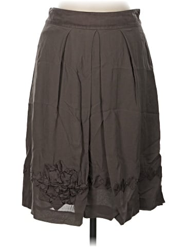 Banana Republic Monogram Silk Skirt (view 1)
