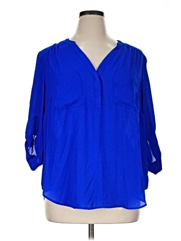 Torrid 3/4 Sleeve Blouse (view 1)