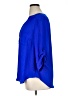 Torrid 100% Polyester Blue 3/4 Sleeve Blouse Size 1X Plus (1) - photo 5